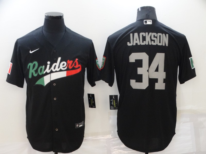 2022 Men Nike NFL Oakland Raiders #34 Jackson black Vapor Untouchable jerseys->oakland raiders->NFL Jersey